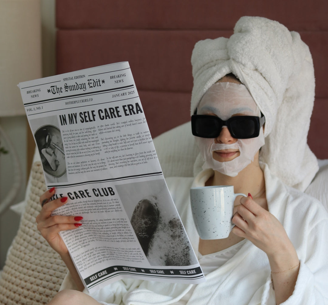 Women using eye masks