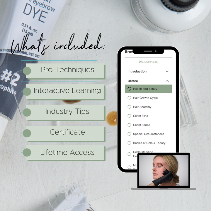 Brow Staining Online Course