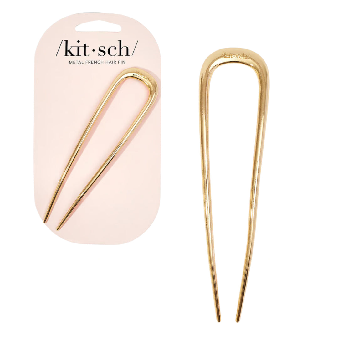 Kitsch Metal Enamel French Hair Pin