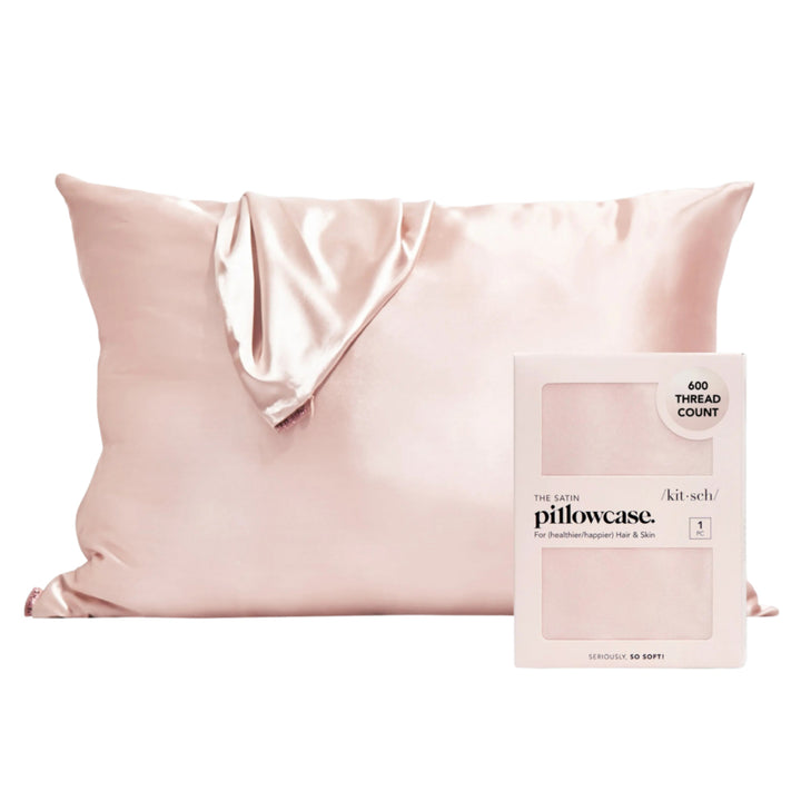 Kitsch Satin Pillow Case - Blush