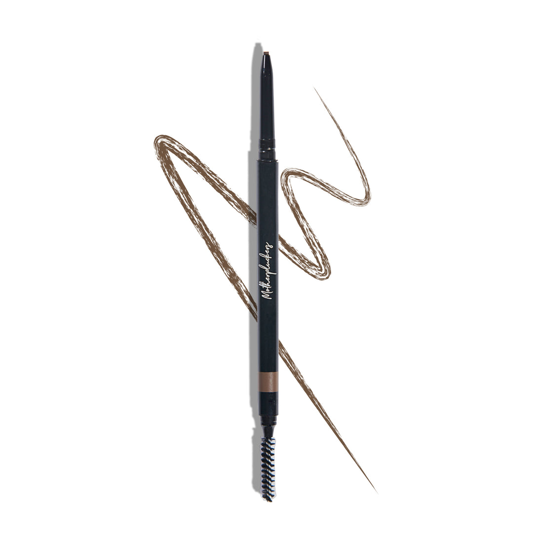 Motherpluckers Skinny Retractable Eyebrow Pencil in Ash Brown Shade